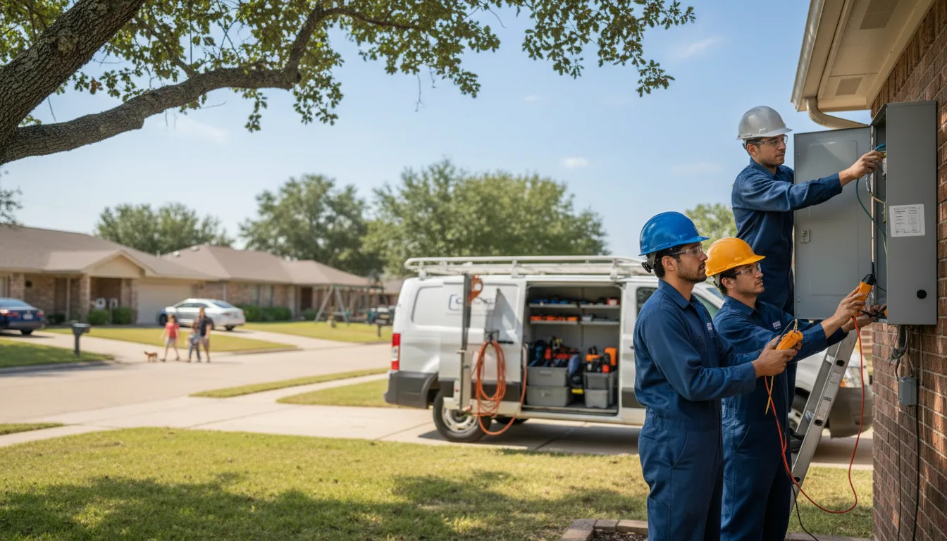 Certified electrician providing emergency electrical services in Ryder, ND
